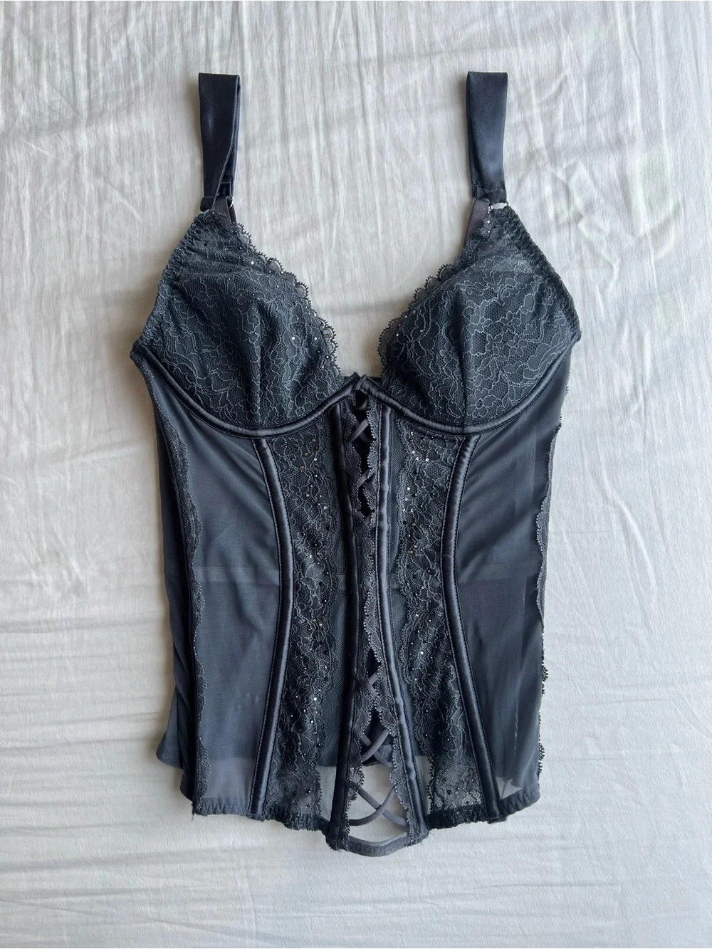 Victoria’s Secret Holiday 2012 Women's Lace Bustier Corset Intimates 34B
